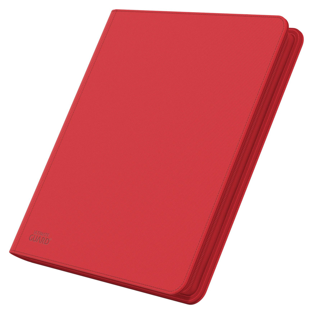 12-Pocket QuadRow ZipFolio XenoSkin Red (480 Cards)