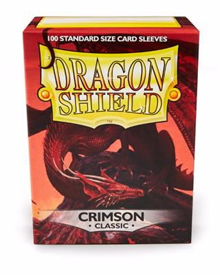 Dragon Shield Card Sleeves - Crimson Classic (100) protective Sleeves