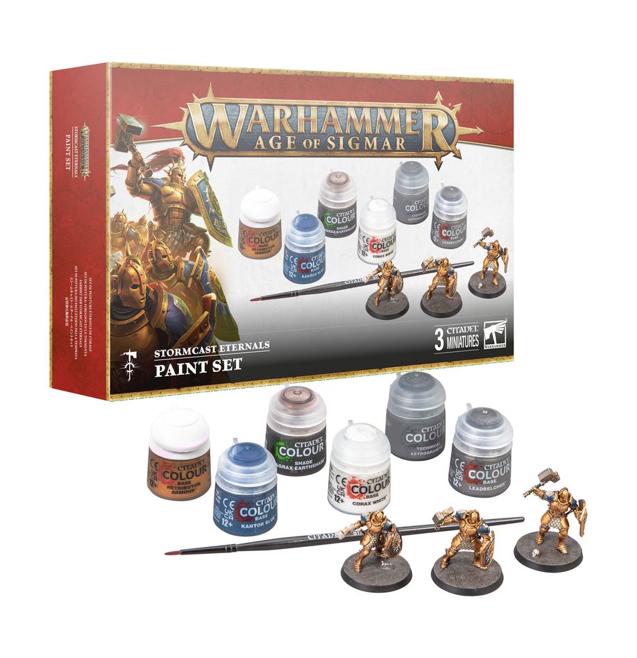 Age of Sigmar Stormcast Eternals Paint Set (60-10) (Bemalset der Stormcast Eternals)