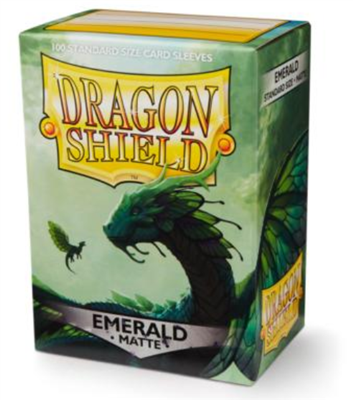 Dragon Shield - Matte Emerald - 100 protective Sleeves