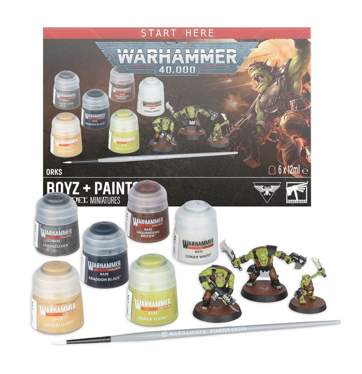 Orks: Boyz + Paints (60-05) (Orks: Boys + Farben)