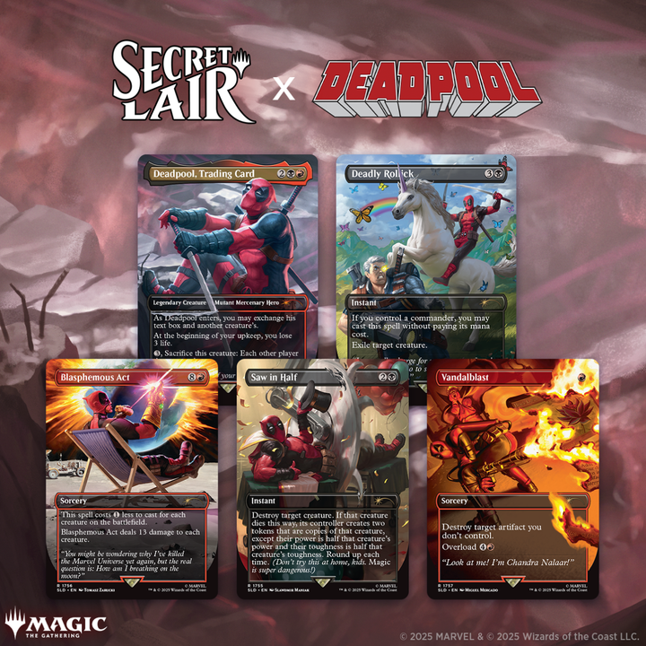 Secret Lair x Marvel's Deadpool - Non-Foil Edition - english - OVP / SEALED