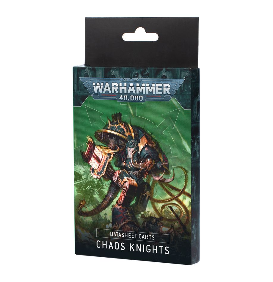 Chaos Knights: Datasheet Cards (43-05) (Englisch) (10th Edition)