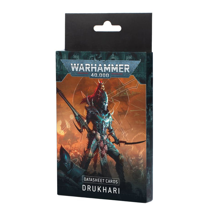 Datasheet Cards: Drukhari (Englisch) (45-02) (10th Edition)