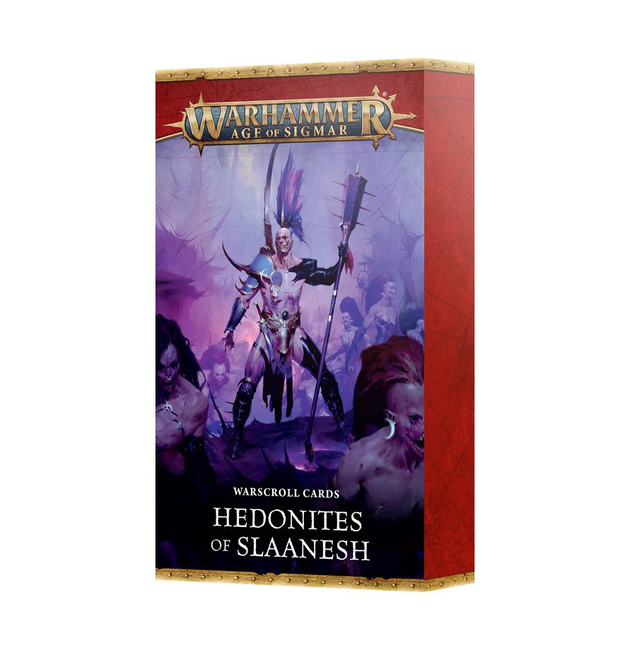 Warscroll Cards: Hedonites of Slaanesh (Englisch) (83-71) (4.0 Age of Sigmar)