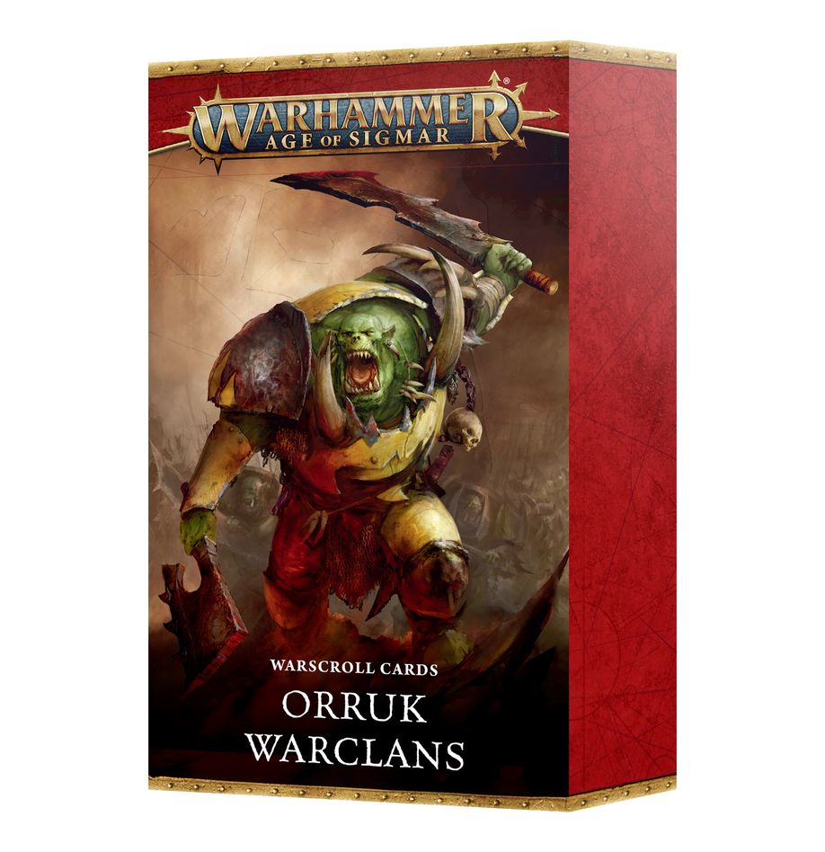 Orruk Warclans: Warscroll Cards (Englisch) (89-04) (4.0 Age of Sigmar)