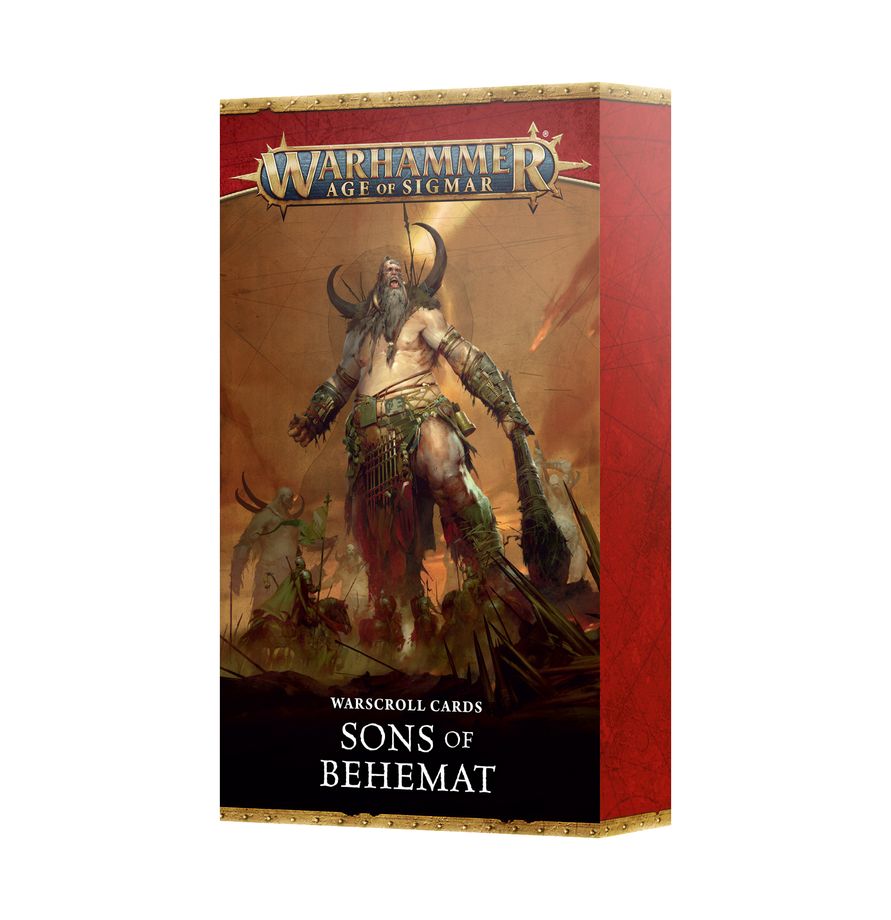 Warscroll Cards: Sons of Behemat (Englisch) (93-04) (4.0 Age of Sigmar)
