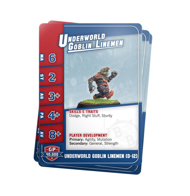 Blood Bowl : Underworld Denizens Team Card Pack (ENG) (202-35)