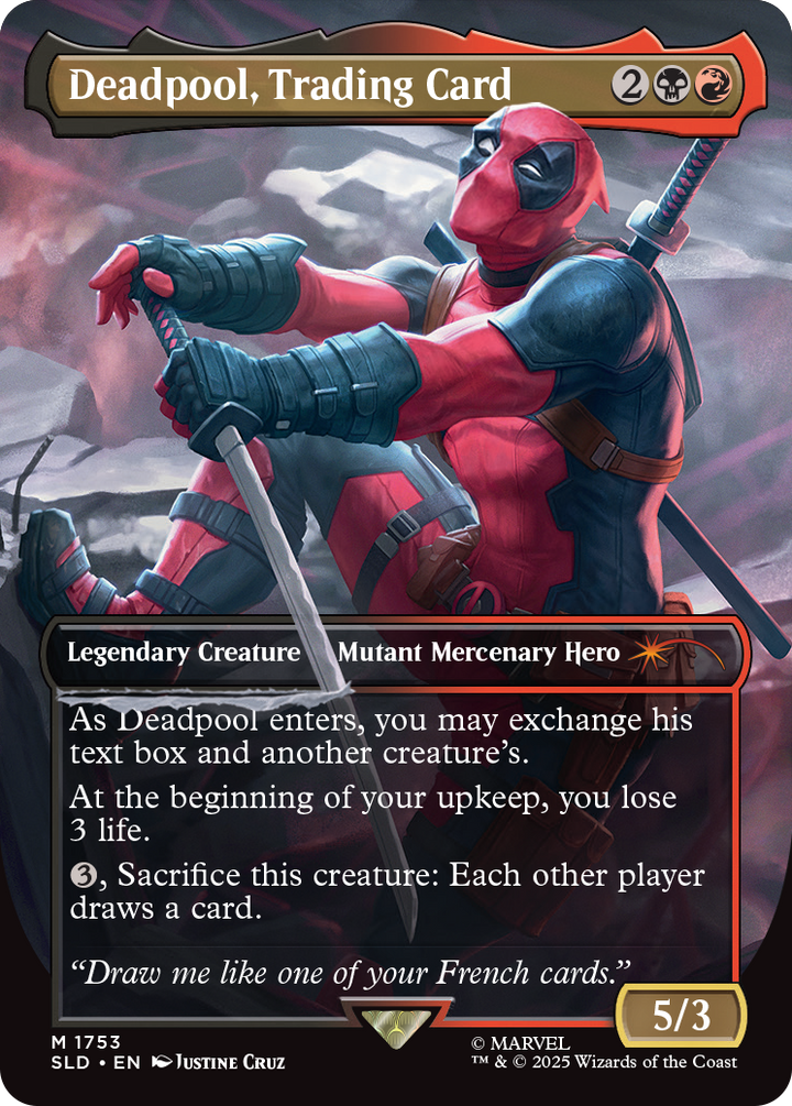 Secret Lair x Marvel's Deadpool - Non-Foil Edition - english - OVP / SEALED