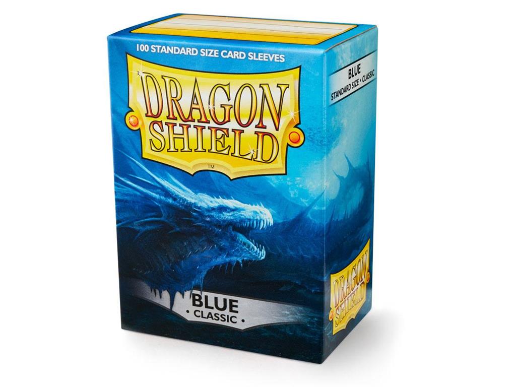 Dragon Shield Card Sleeves - Classic Blue (100) protective Sleeves