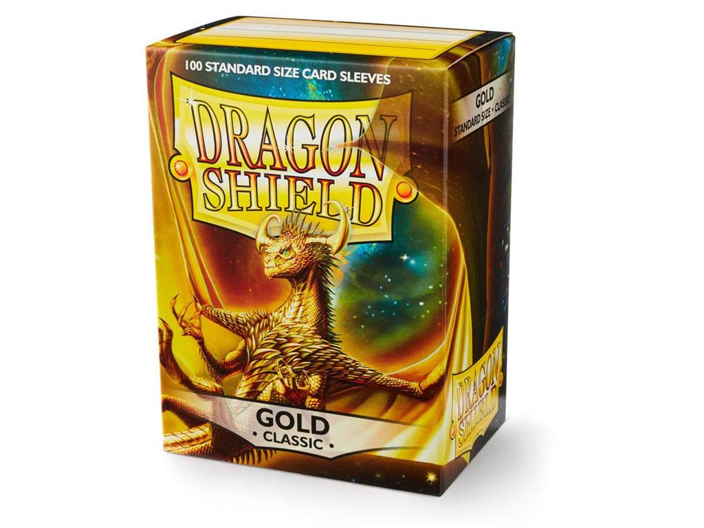 Dragon Shield Card Sleeves - Classic Gold (100) protective Sleeves