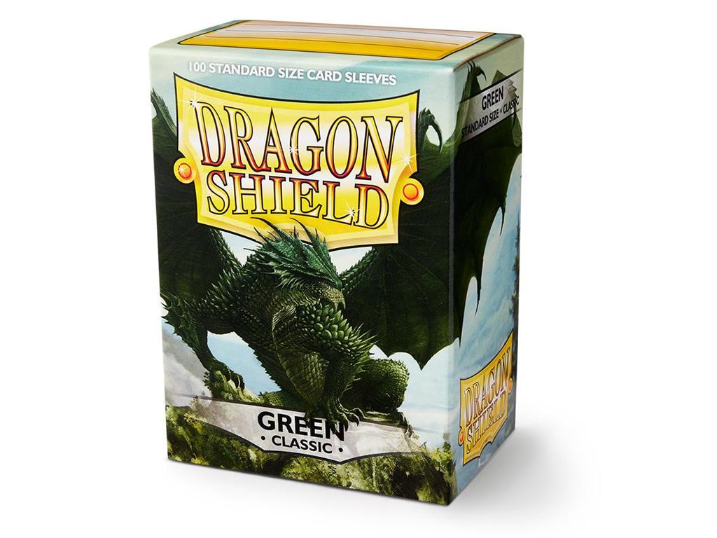 Dragon Shield Card Sleeves - Classic Green (100) protective Sleeves