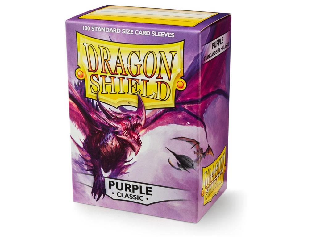 Dragon Shield Card Sleeves - Classic Purple (100) protective Sleeves