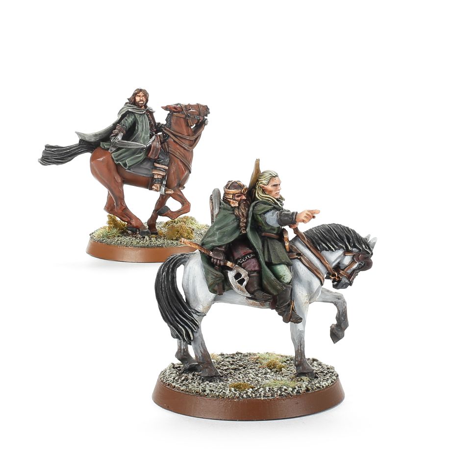 Middle-Earth: The Three Hunters Mounted (Mail Order) (Die Drei Jäger, beritten)