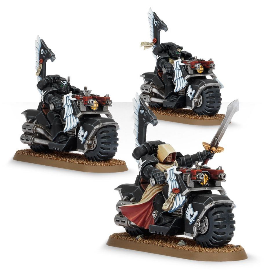 Dark Angels: Bike Squad (Mail Order) (Ravenwing Bikeschwadron)