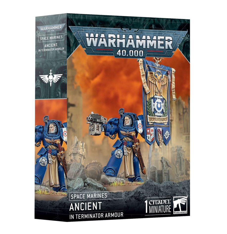 Space Marines: Ancient in Terminator Armour (48-104) (Standartenträger in Terminatorrüstung)