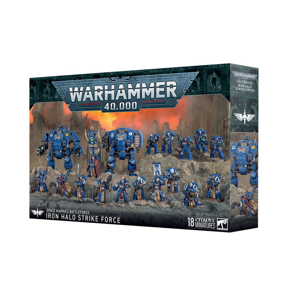 Space Marines Battleforce: Iron Halo Strike Force (71-48) (Streitmacht der Space Marines: Einsatzverband Stählerner Stern)