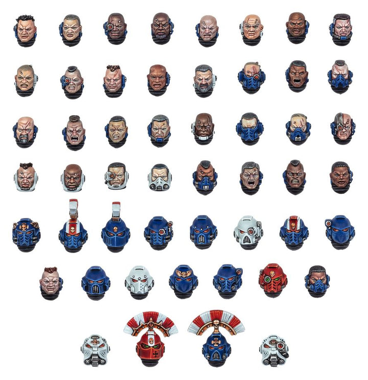 Space Marine: Heads (Mail Order) (Köpfe für Space Marines)