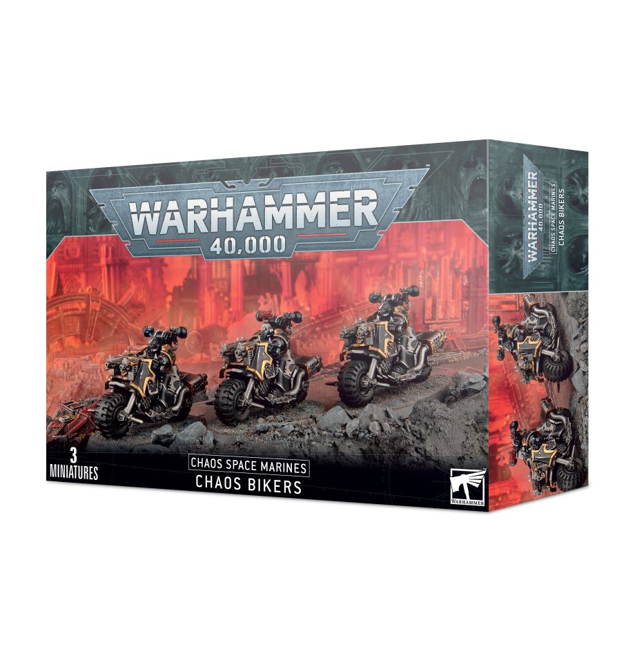 Chaos Space Marines: Chaos Bikers (43-08)