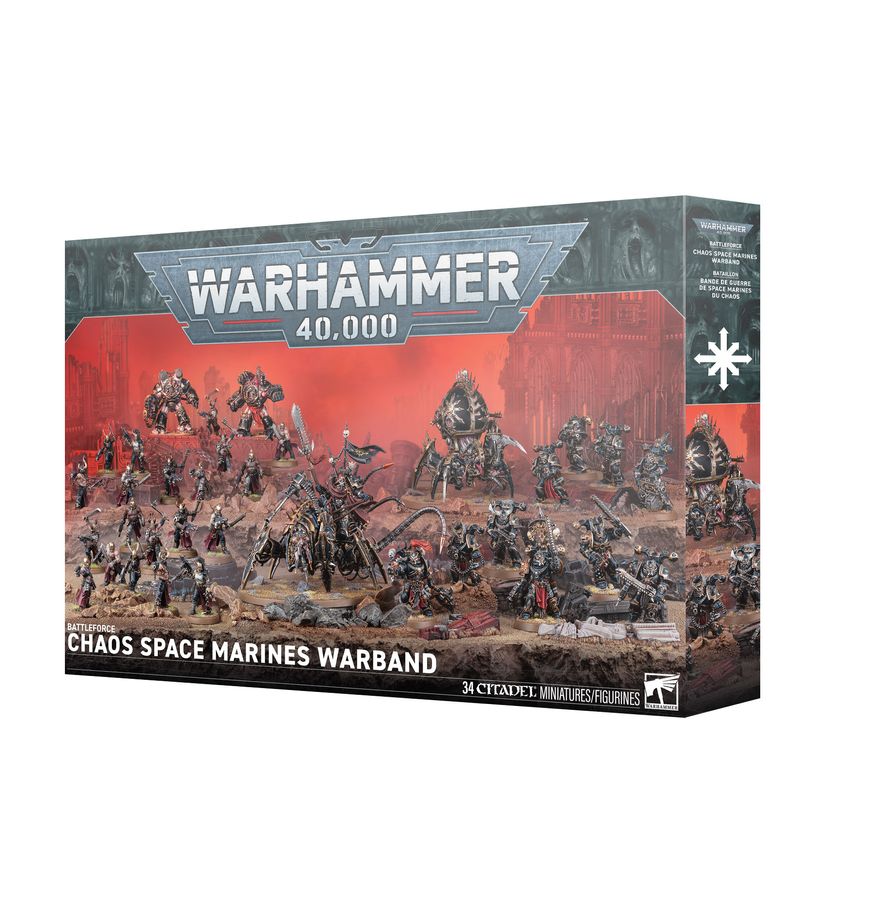 Battleforce: Chaos Space Marines Warband (71-44) (Streitmacht einer Kriegerschar der Chaos Space Marines)