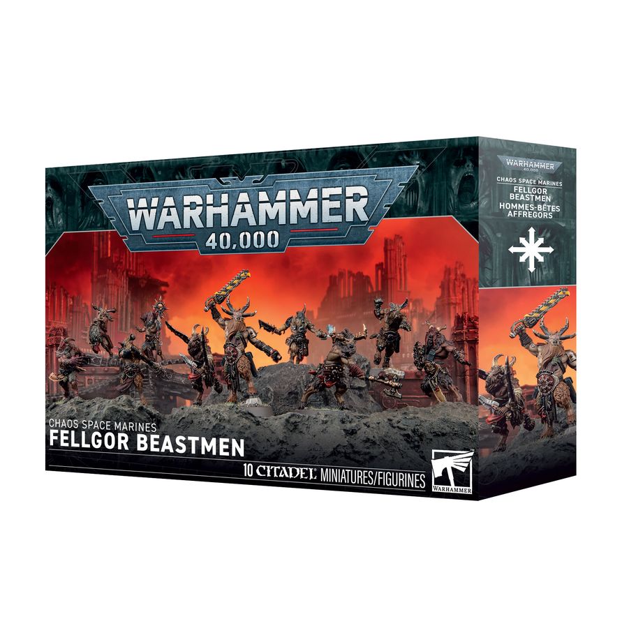 Chaos Space Marines: Fellgor Beastmen (43-67) (Finstergor-Tiermenschen)
