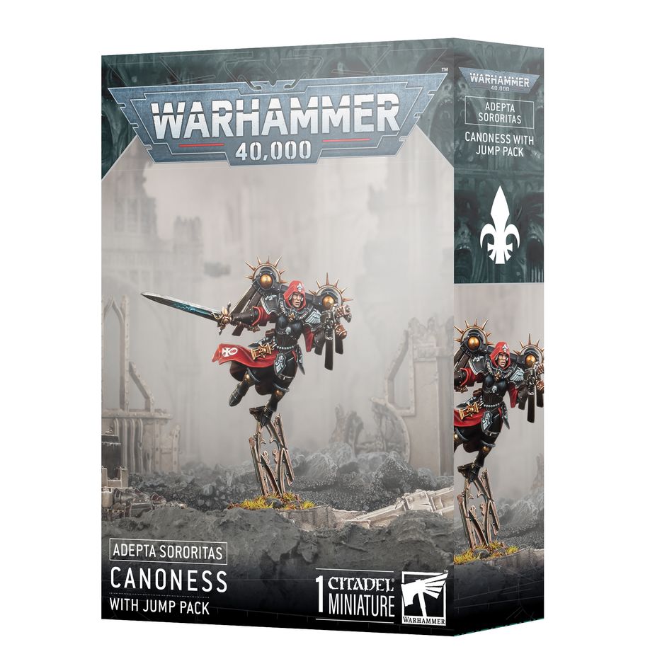 Adepta Sororitas: Canoness with Jump Pack (52-61) (Principalis mit Sprungmodul)