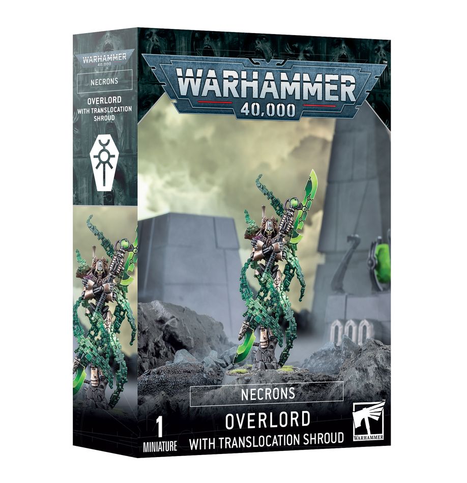 Necrons: Overlord with Translocation Shroud (49-70) (Hochlord mit Translokationsschleier)