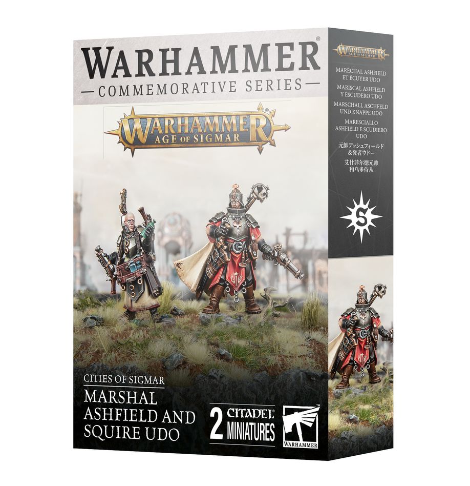 Commemorative Edition: Cities of Sigmar – Marshal Ashfield and Squire Udo (86-28) (Städte Sigmars – Marschall Aschfeld und Knappe Udo)