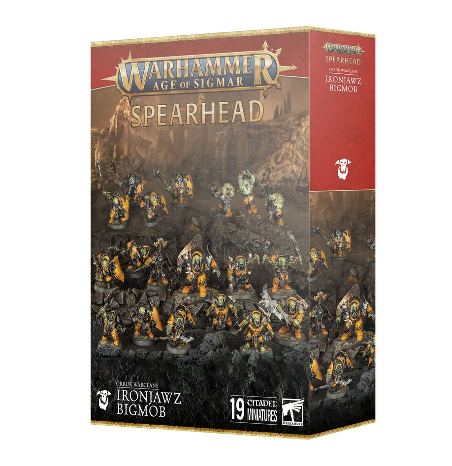 Spearhead: Ironjawz Bigmob - Orruk Warclans (70-23 / 70-893) (Speerspitze der Orruk-Kriegsclans – Eisenkiefa-Moschmob)