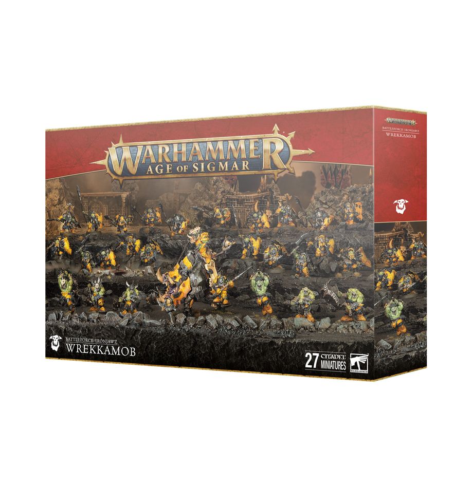 Orruk Warclans - Ironjawz Battleforce: Wrekkamob (89-86) (Streitmacht der Eisenkiefa: Protzmob)