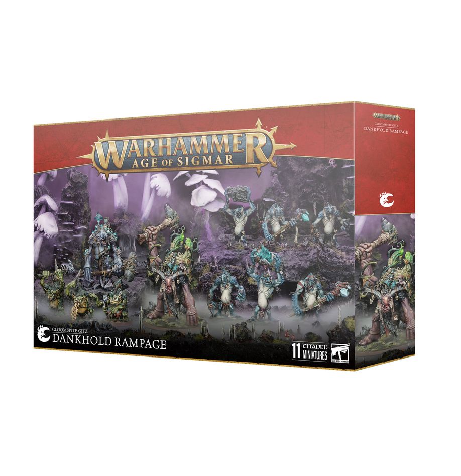 Gloomspite Gitz: Dankhold Rampage (89-100) (Mondwahn-Gits: Wut der Modergrotte)