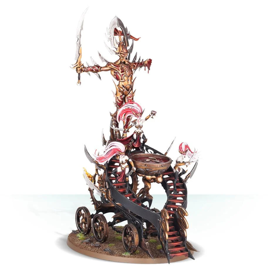Daughters of Khaine : Slaughter Queen on Cauldron of Blood / Hag Queen (85-16) (Mail Order)