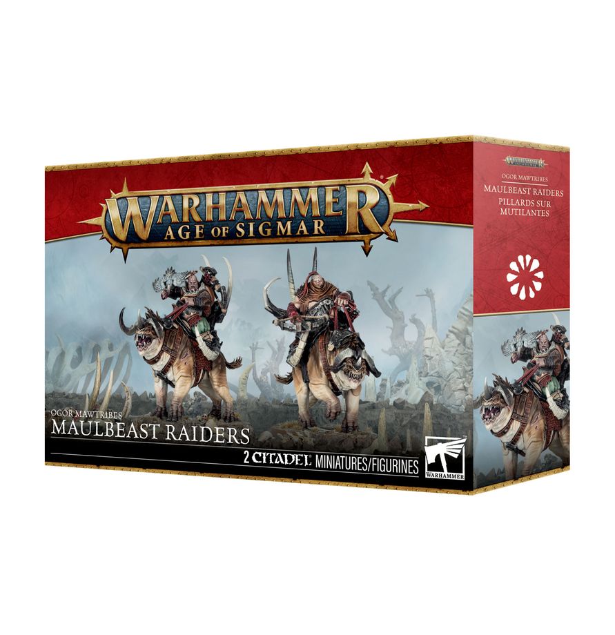 Ogor Mawtribes: Maulbeast Raiders/ Cavalry (95-16) (Prankenbiestbriganten / Prankenbiestreiter)