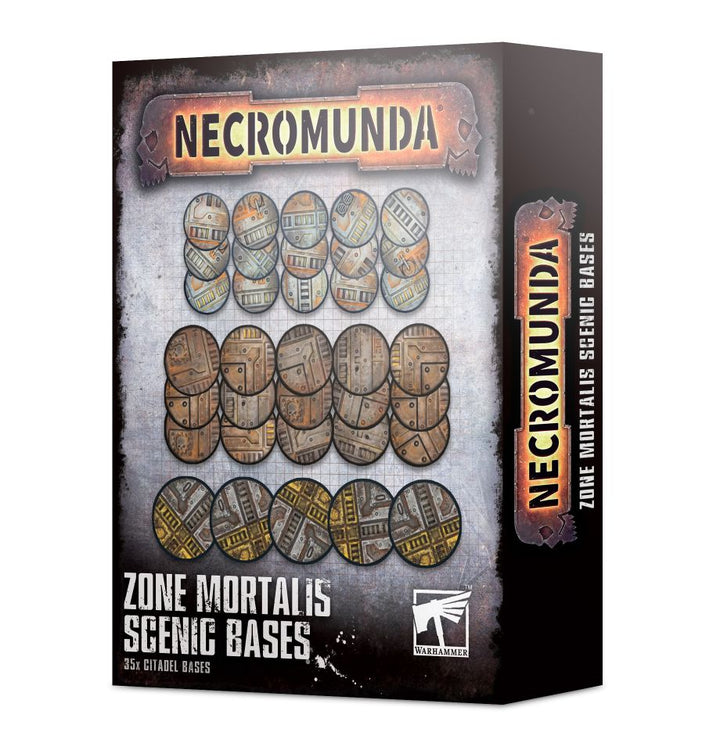 Necromunda: Zone Mortalis: Base-Set (15x25mm, 15x32mm, 5x40mm Rundbases) (Mail Order)