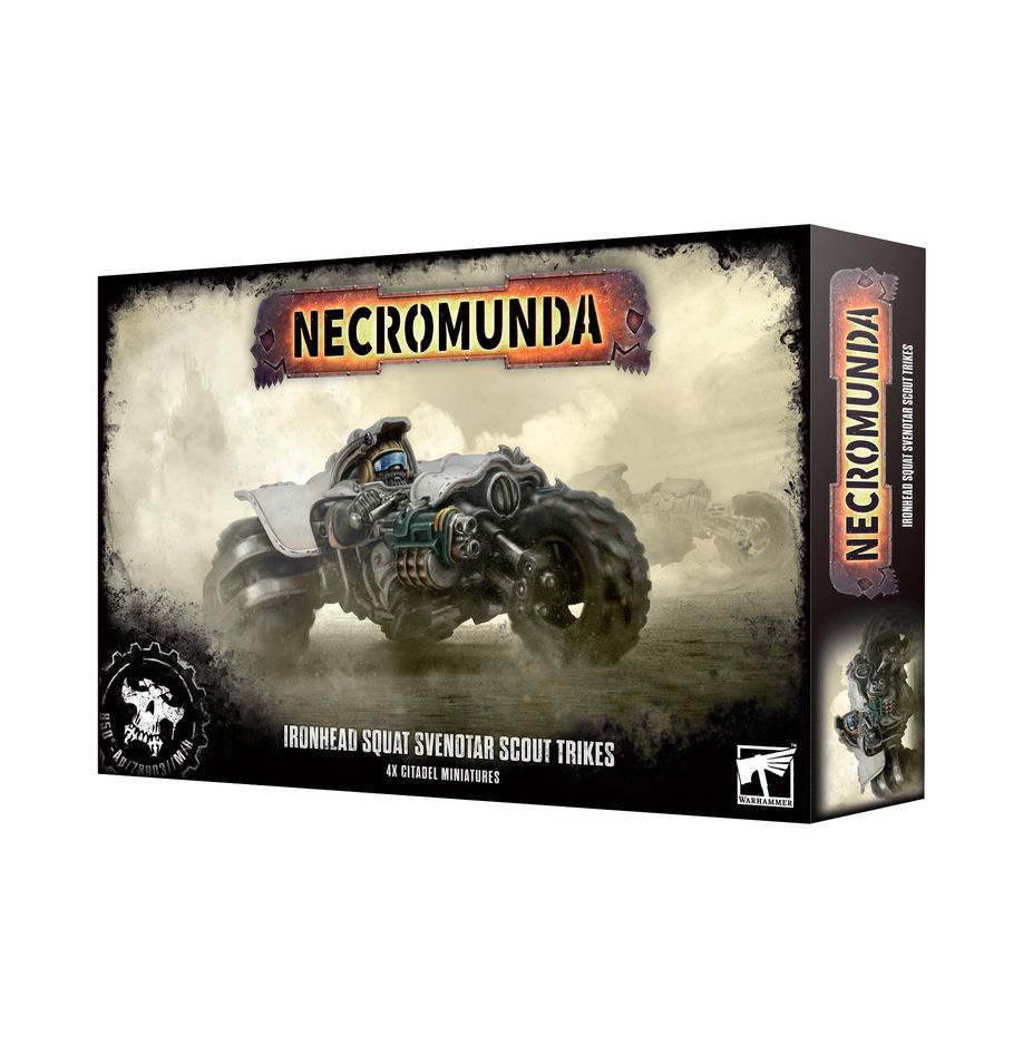 Necromunda: Ironhead Squat Svenotar Scout Trikes (301-54)
