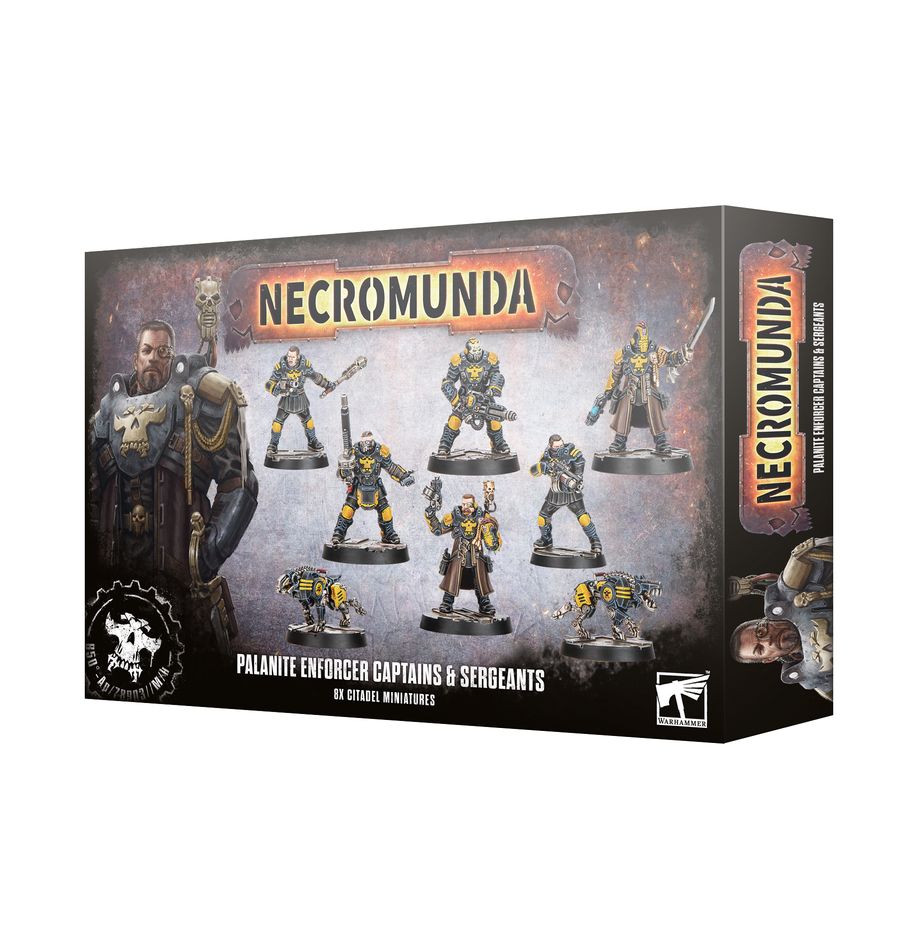 Necromunda: Palanite Enforcer Captains & Sergeants (301-59) (Palaniten-Vollstrecker-Hauptleute und -Feldwebel)
