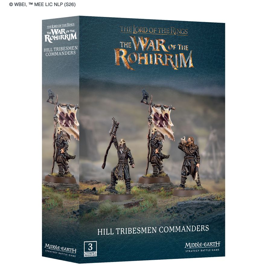 Middle-Earth: Hill Tribesmen Commanders (30-101) (Befehlshaber der Bergstammkrieger)