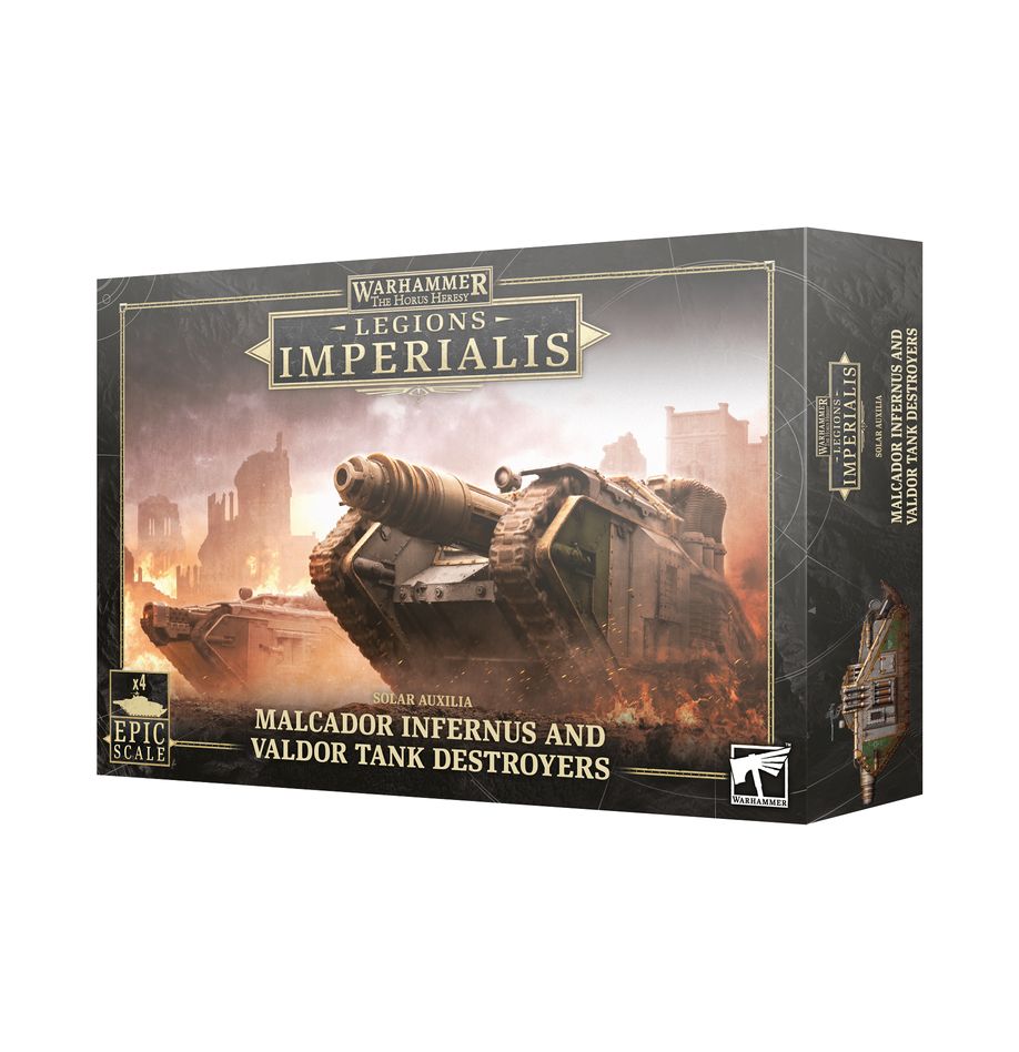 Legions Imperialis: Solar Auxilia - Malcador Infernus and Valdor Tank Destroyers (03-57)