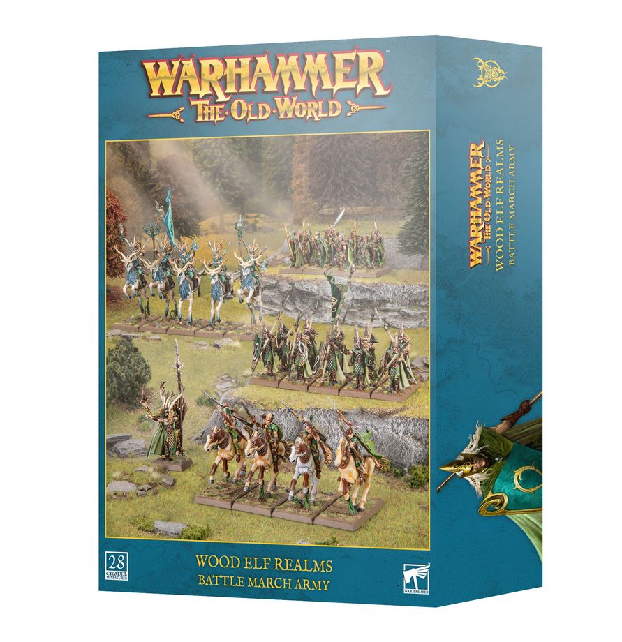 The Old World - Wood Elf Realms: Battle March Army (13-110) (Gefechtsmarsch-Armee der Reiche der Waldelfen)