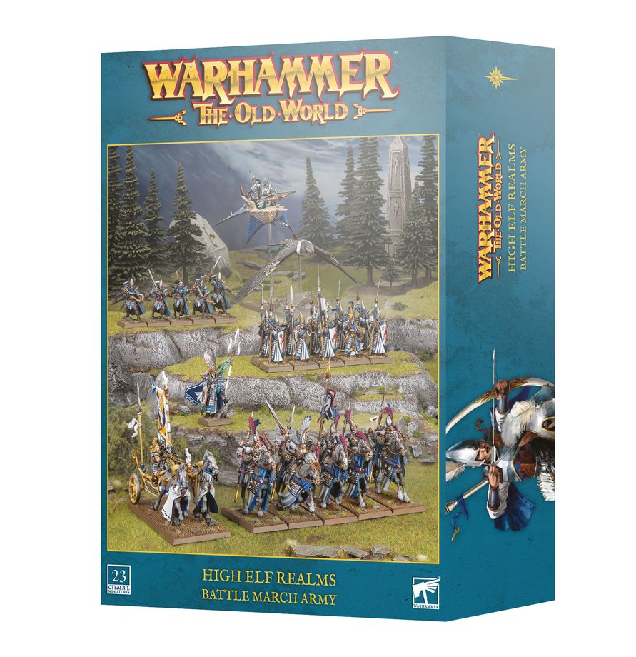 The Old World - High Elf Realms: Battle March Army (13-23) (Gefechtsmarsch-Armee der Reiche der Hochelfen)