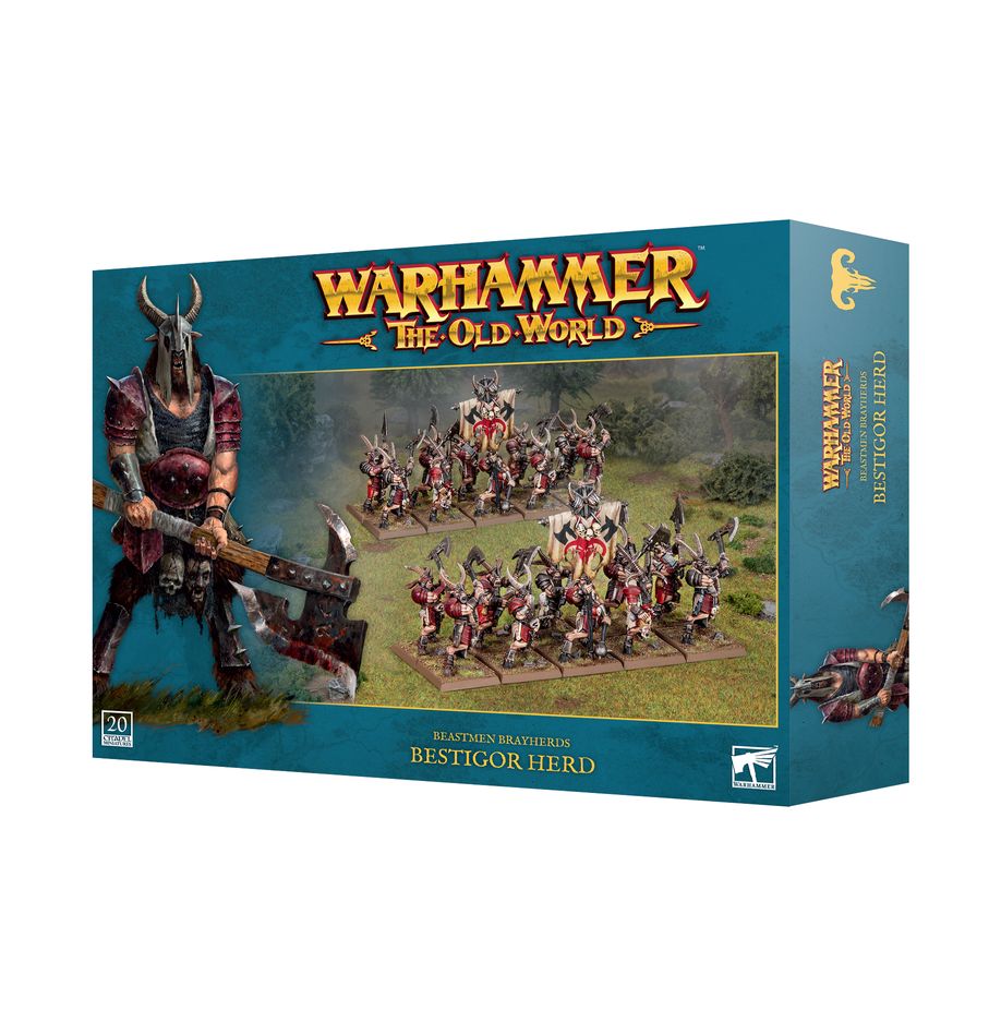 The Old World - Beastmen Brayherds Bestigor Herd (08-104) (Tiermenschen-Großherden Bestigor-Herde)