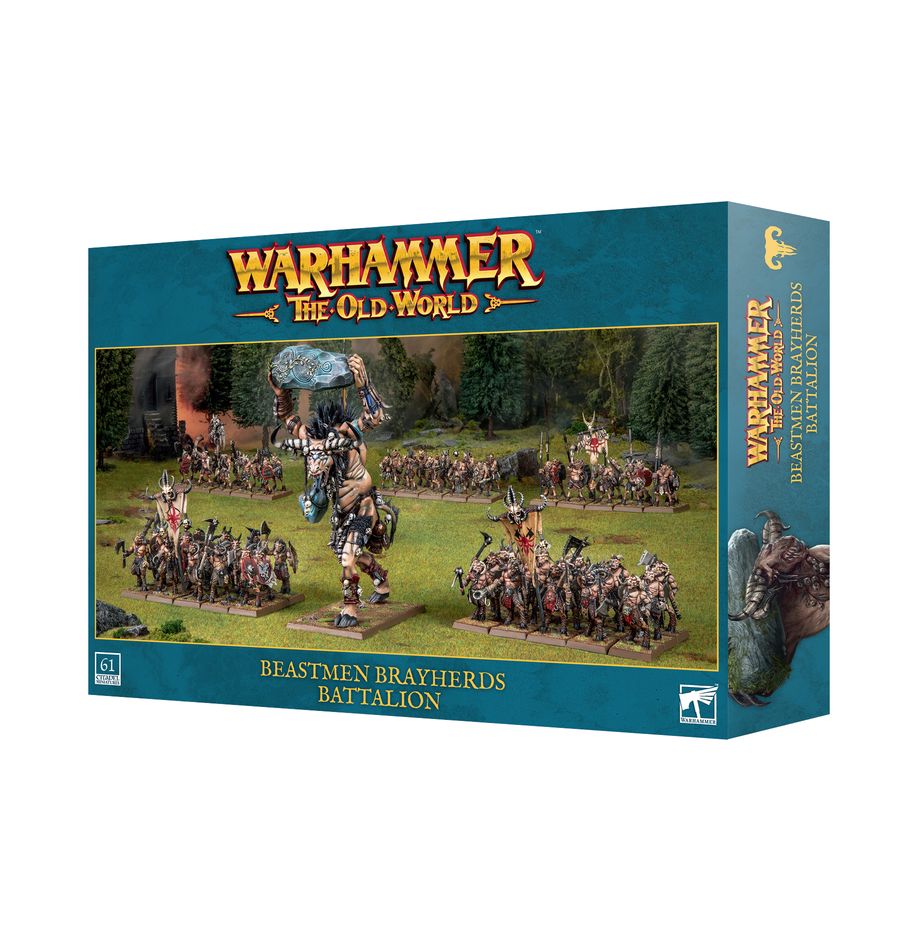 The Old World - Beastmen Brayherds Battalion (08-110) (Bataillon der Tiermenschen-Großherden)