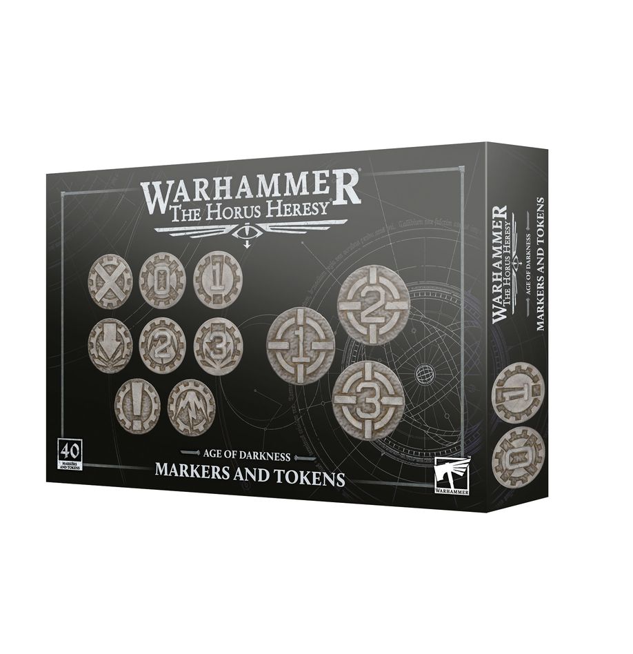 Horus Heresy - Legiones Asartes: Age of Darkness Markers and Tokens (31-131) (Marker für Age of Darkness)