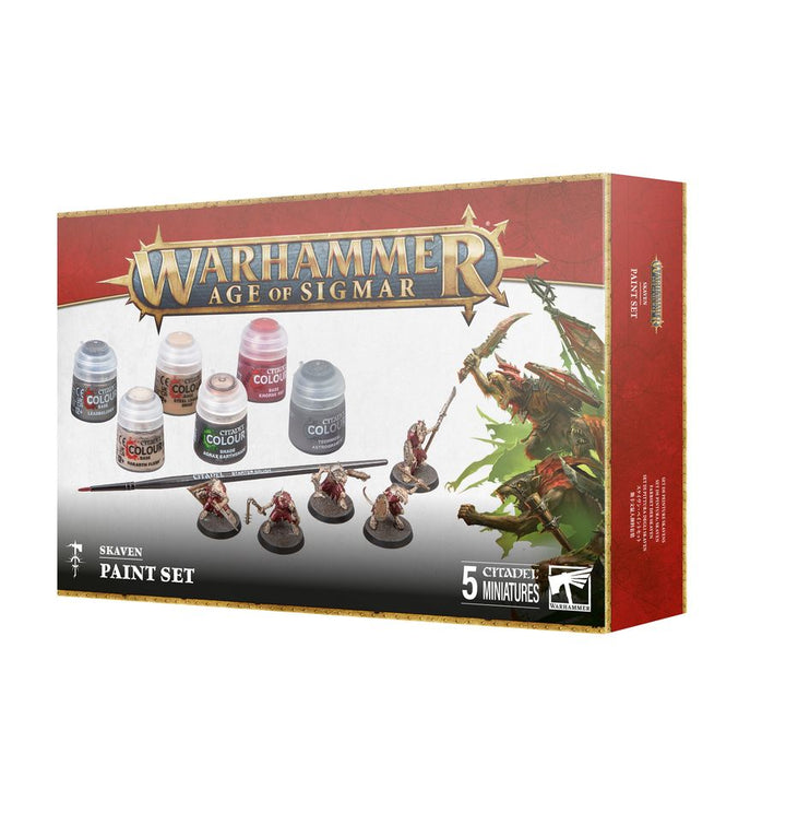 Age of Sigmar Skaven Paint Set (60-09) (Bemalset der Skaven)