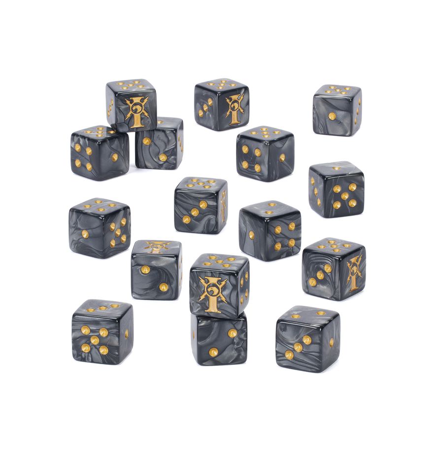 Adeptus Custodes : Dice Set (01-16) (Würfel des Adeptus Custodes)