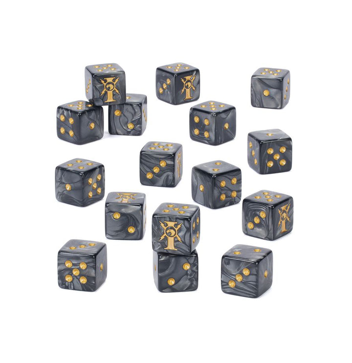 Adeptus Custodes : Dice Set (01-16) (Würfel des Adeptus Custodes)
