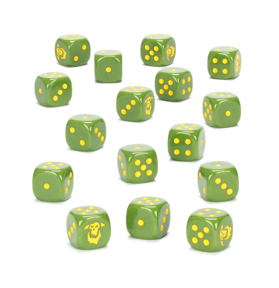 Orruk Warclans : Dice Set (89-94) (Würfelset der Orruk-Kriegsclans)