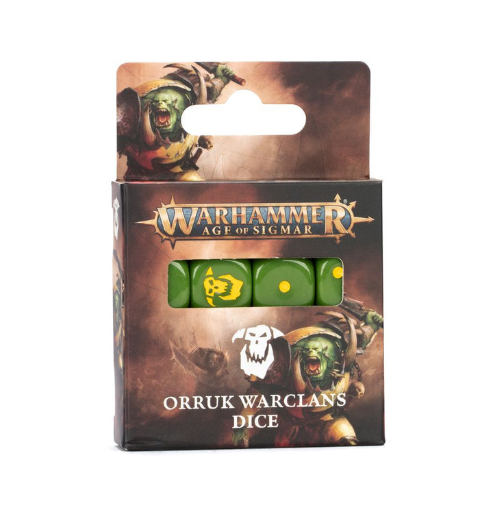 Orruk Warclans : Dice Set (89-94) (Würfelset der Orruk-Kriegsclans)