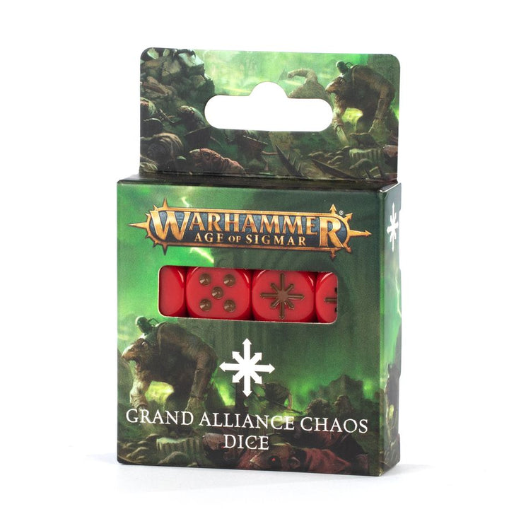 Age of Sigmar: Grand Alliance Chaos Dice Set (80-22) (Wüfel des Großen Bündnisses des Chaos)