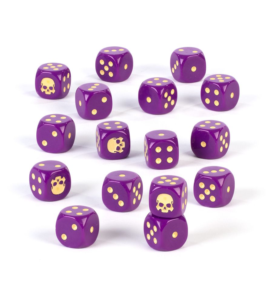 Age of Sigmar: Grand Alliance Death Dice Set (80-21) (Wüfel des Großen Bündnisses des Todes)